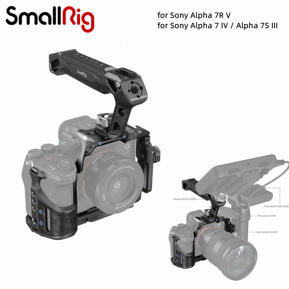SmallRig A7R V "Rhino" Camera Basic Cage Kit For Sony Alpha 7R V /A7 IV /A7S III