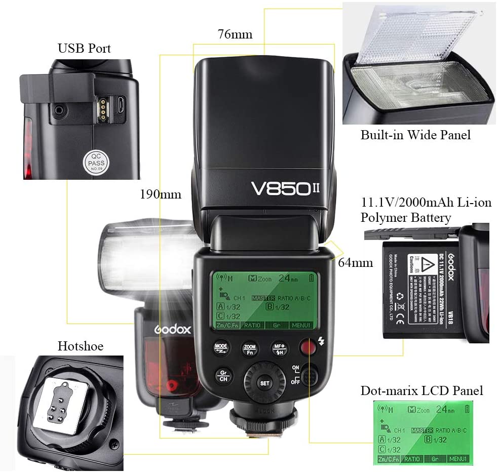 Godox V860IIC TTL Flash Light for Canon