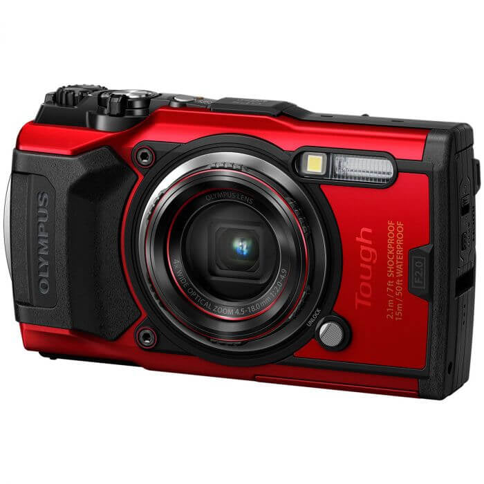Olympus Tough TG-6 Digital Camera (Red) underwater/ waterproof  (pre-owned)