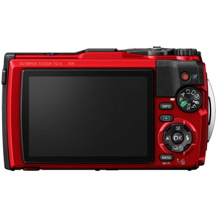 Olympus Tough TG-6 Digital Camera (Red) underwater/ waterproof  (pre-owned)