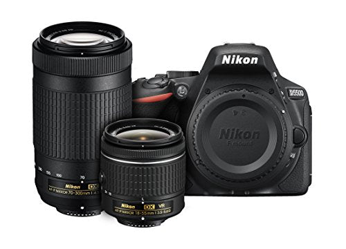 Nikon D5500 DX-format Digital SLR Dual Lens Kit (used)
